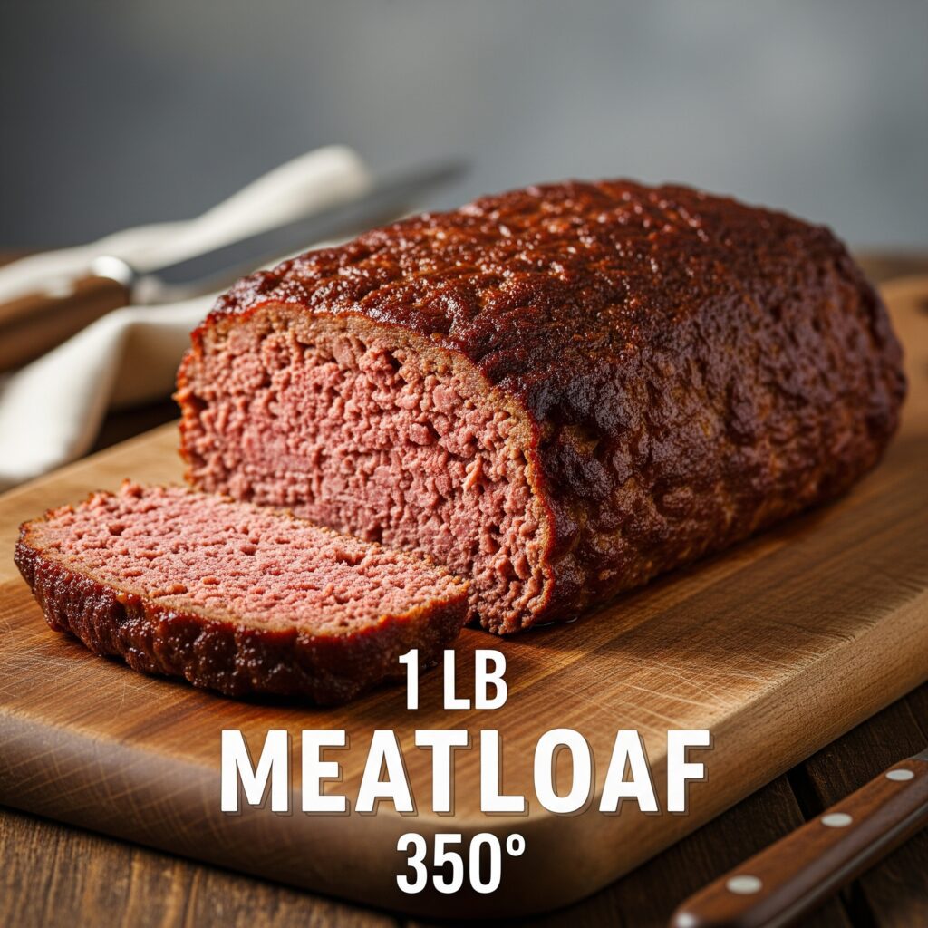 How Long to Cook 1 lb Meatloaf at 350